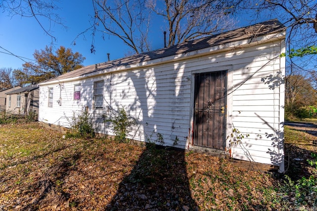 view of rear view of house