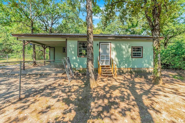 view of manufactured / mobile home