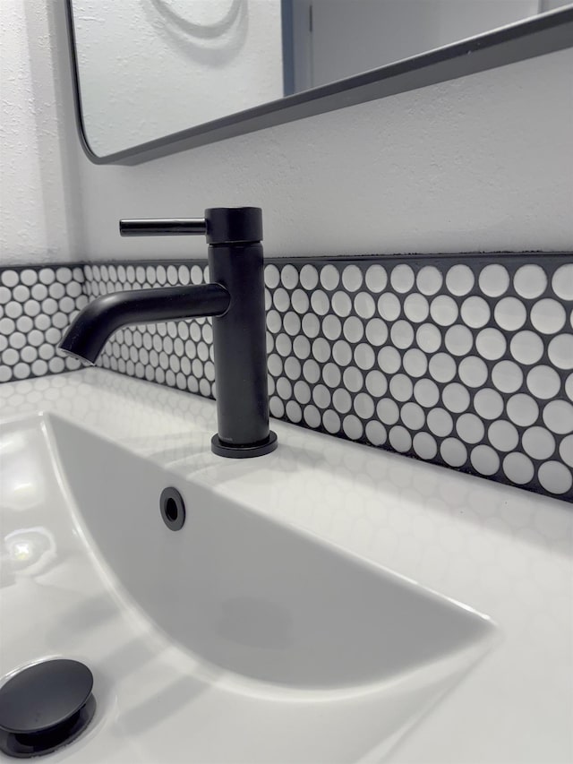 interior details with sink