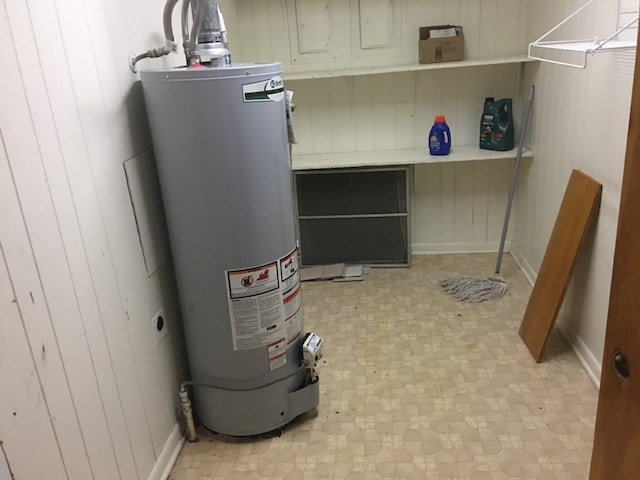 utilities with gas water heater