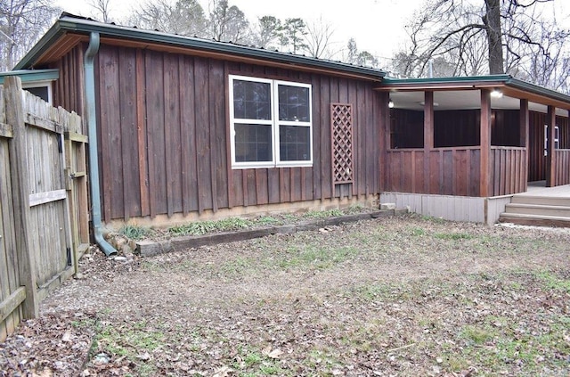 view of side of home