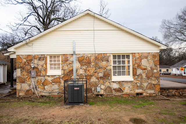 exterior space with central AC unit