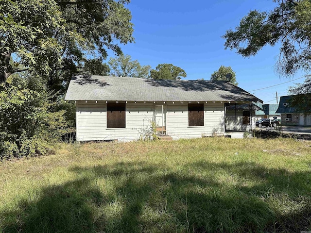 view of rear view of property