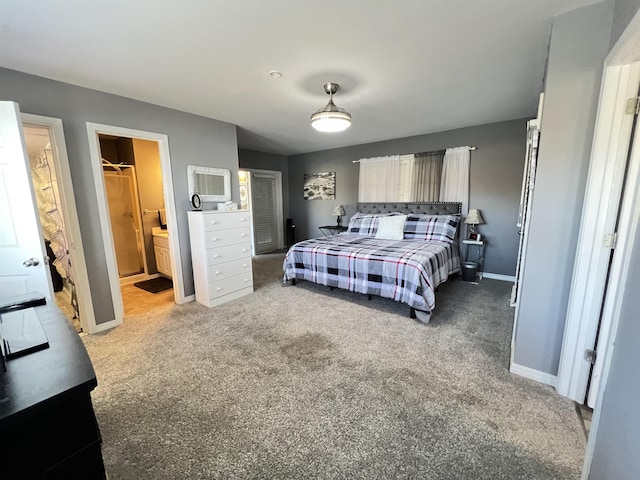 bedroom featuring carpet floors