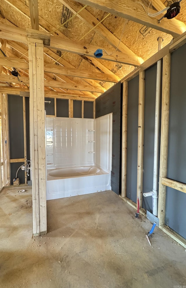 view of basement