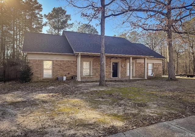 view of ranch-style home