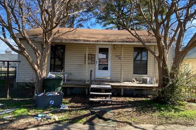 view of bungalow-style home