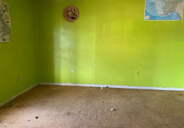 empty room with carpet floors