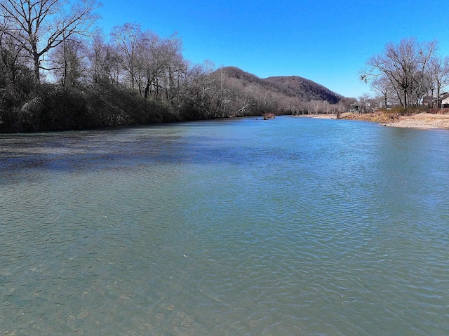 water view featuring a mountain view