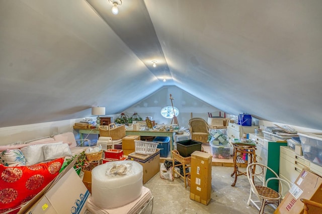 additional living space with lofted ceiling