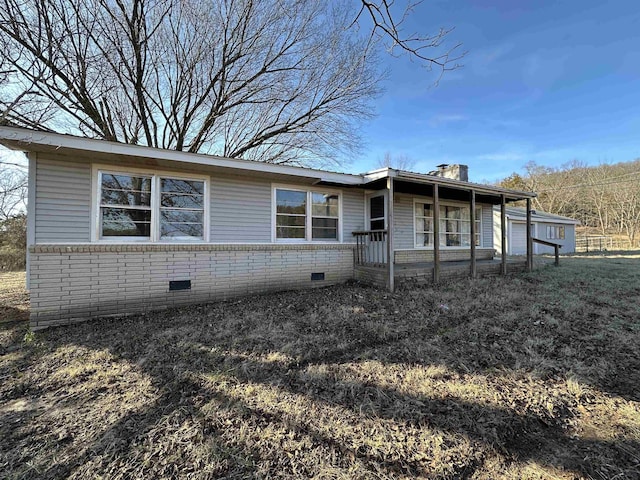 view of front of house featuring covered porch