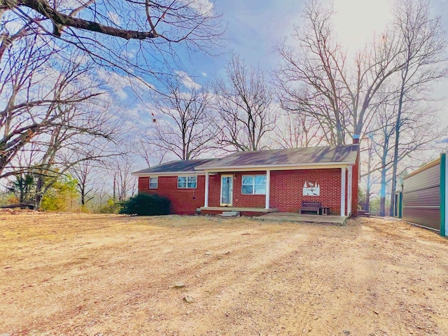 view of ranch-style home