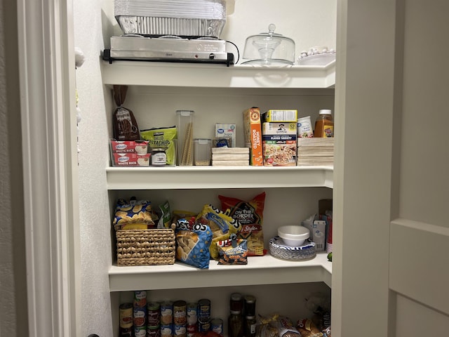 view of pantry