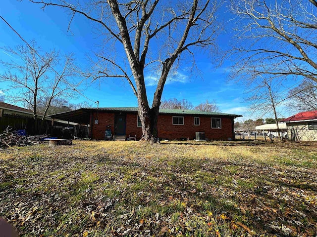 view of rear view of property