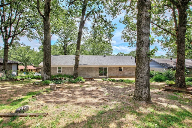 view of back of property