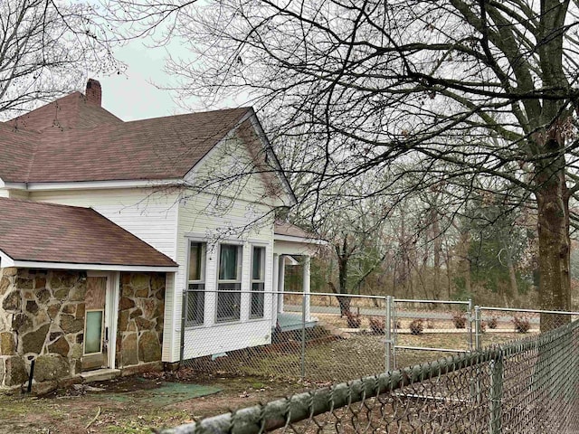 view of side of home