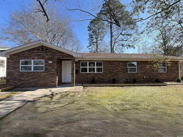 view of ranch-style house