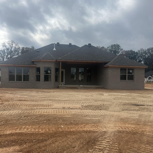 view of rear view of property