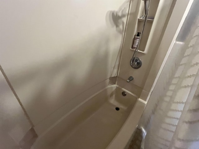 bathroom featuring tub / shower combination