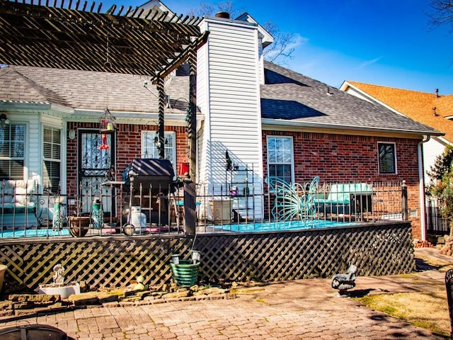 view of rear view of house