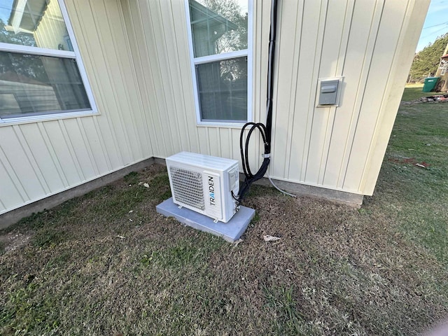 exterior details featuring ac unit