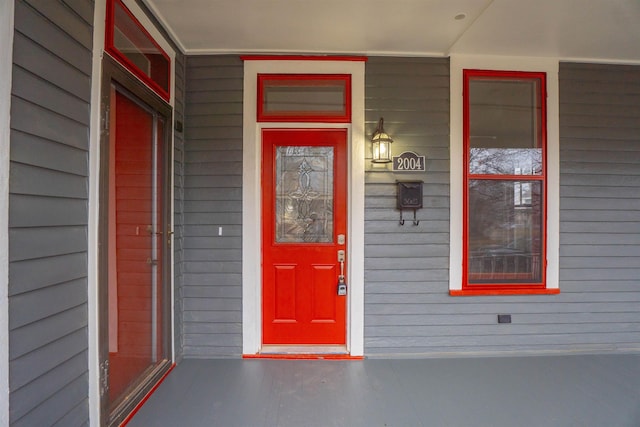 view of entrance to property