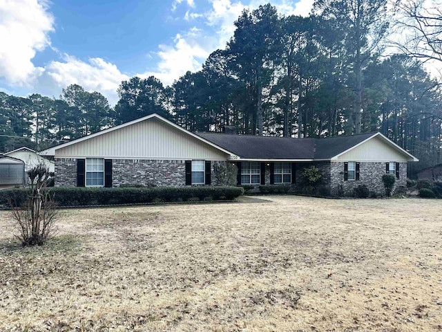 view of ranch-style house