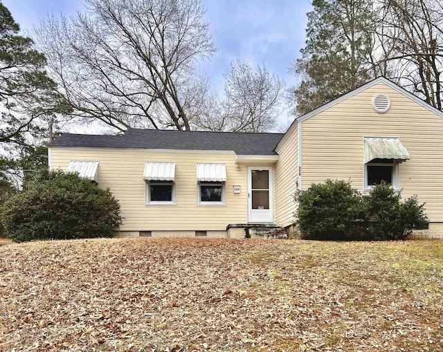 view of front of property