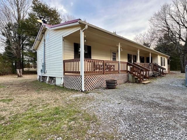 view of front of house