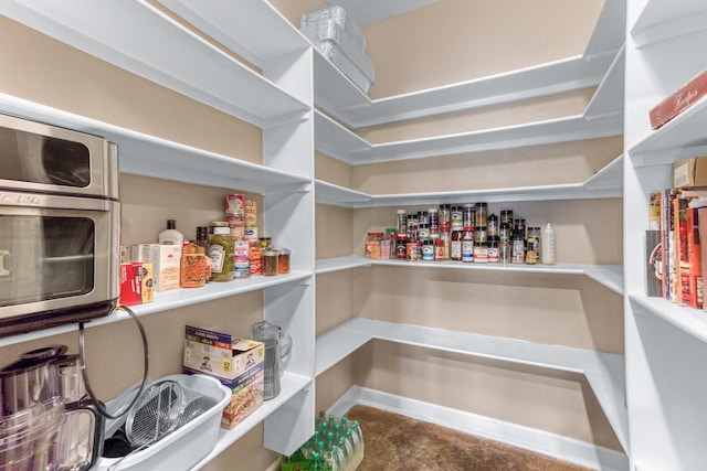 view of pantry