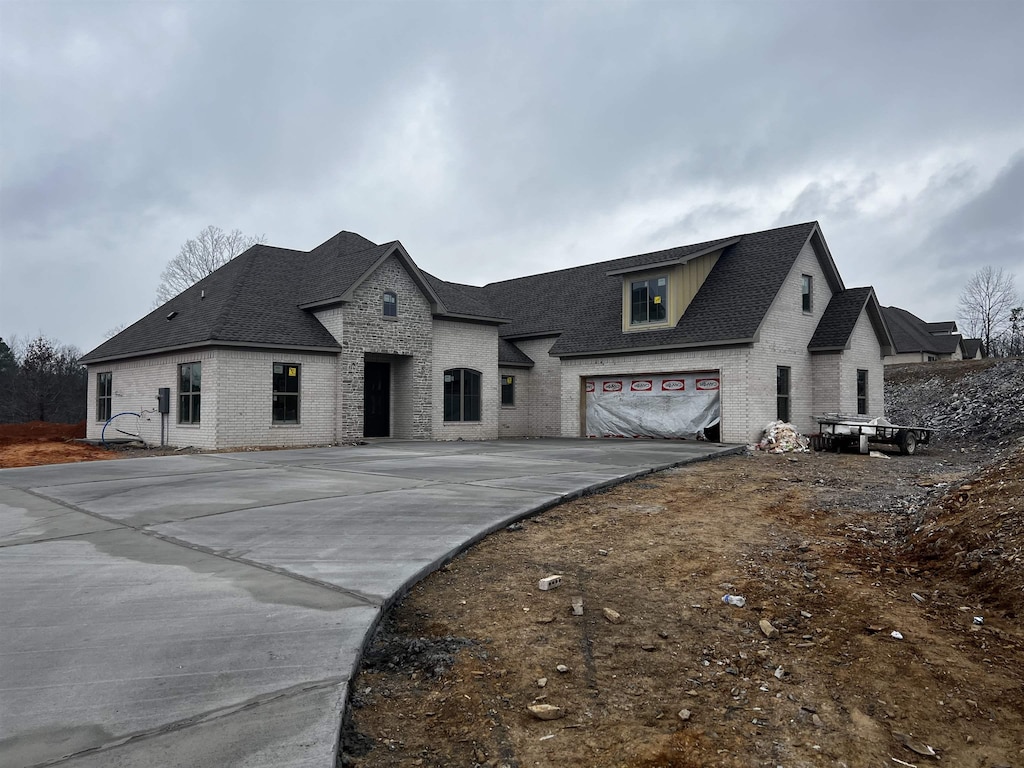 view of french country style house