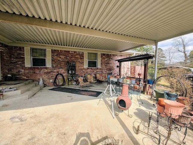 view of patio