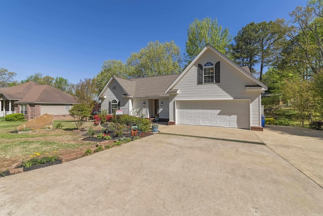 front of property featuring a garage