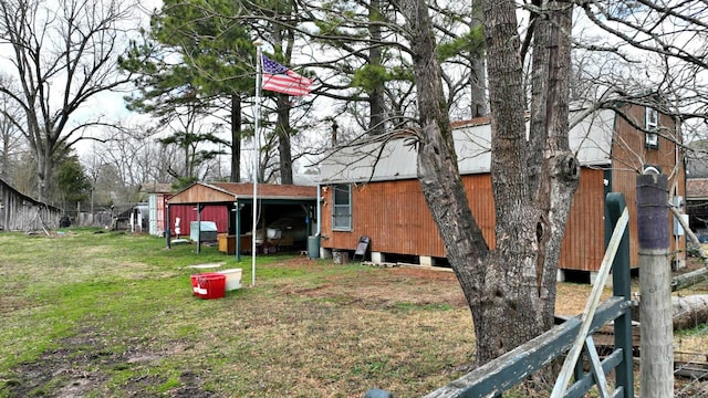 view of yard