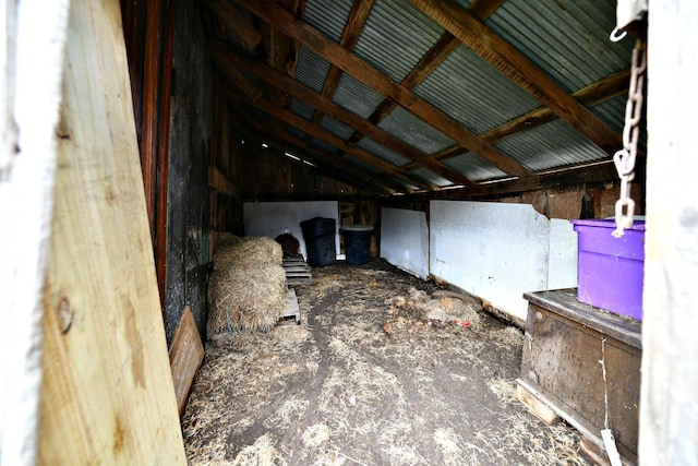 view of attic