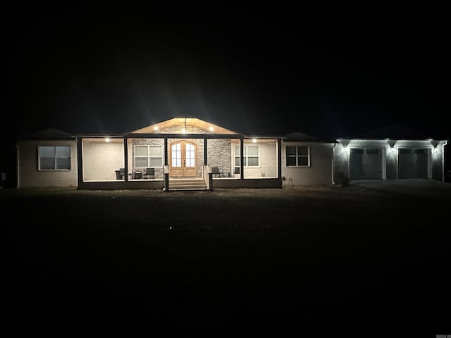 view of ranch-style home