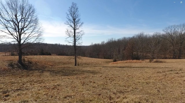 view of nature with a rural view