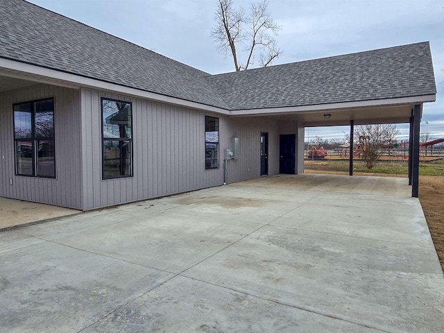 111 Brigance St, Marked Tree, AR 72365 - view of patio with a carport