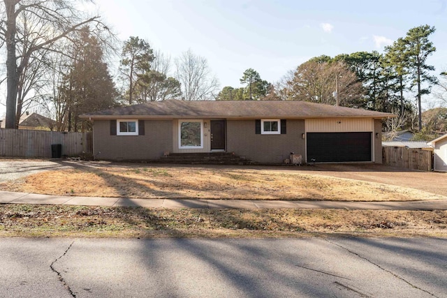 ranch-style house with a garage