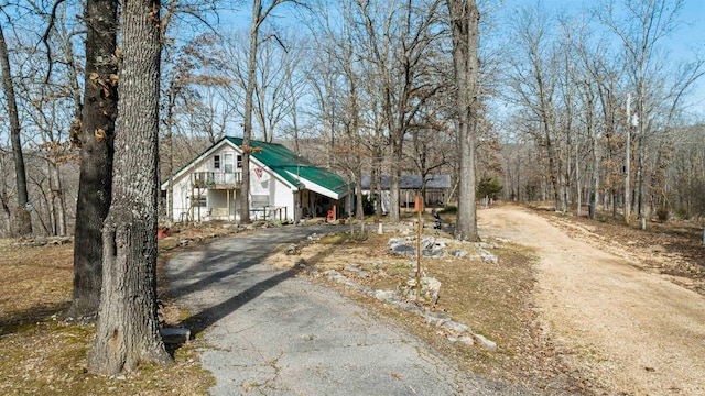 view of front of home