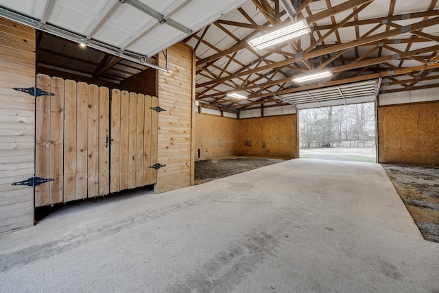 view of horse barn