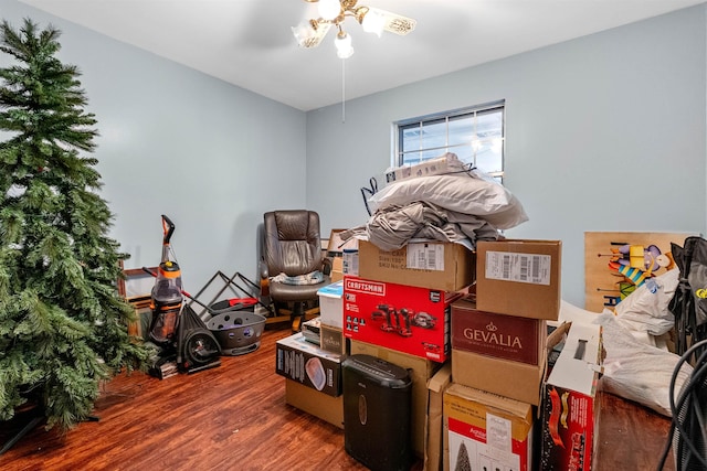 view of storage room