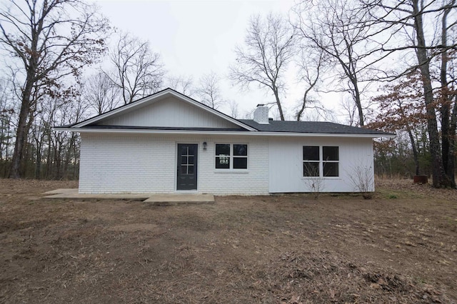 view of back of property