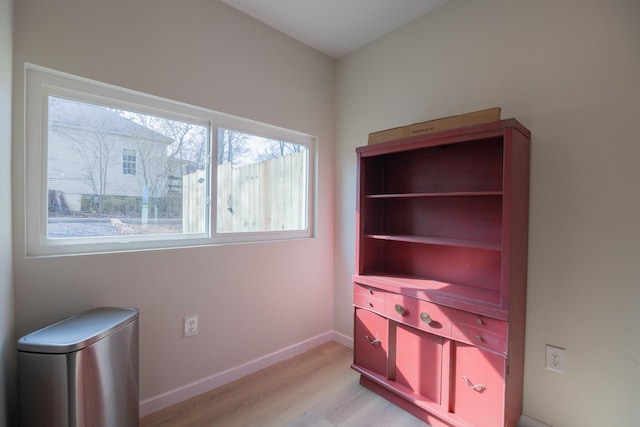 bedroom featuring light hardwood / wood-style floors