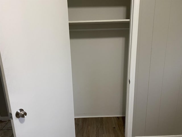 view of closet