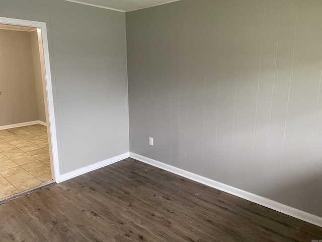 unfurnished room featuring hardwood / wood-style floors