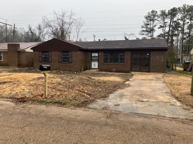 view of ranch-style house