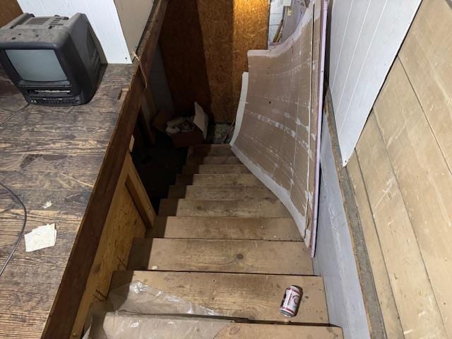 view of stairs