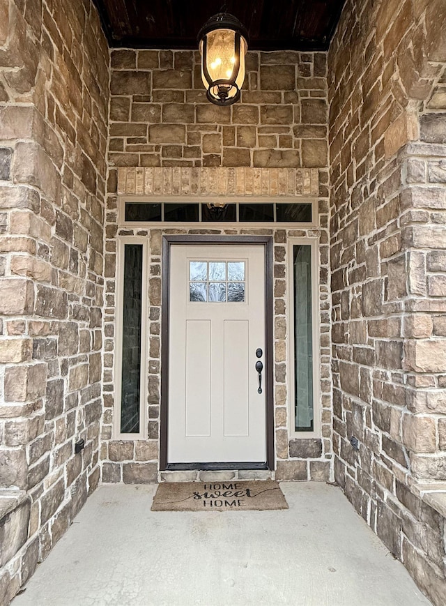 view of entrance to property