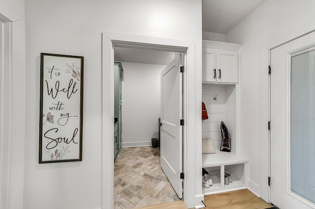 view of mudroom